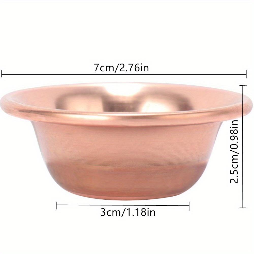 1PC 7cm Copper Tibetan Bowl Buddha Disciples to Supply Water Meditation Mini Brass Cup Home Desk Decor
