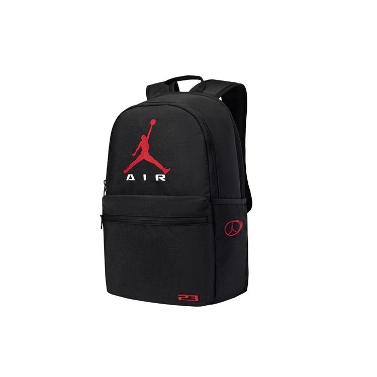 Jordan Classic Air Large Logo Polyester Backpack Unisex Backpacks Black JD2613017AD-001