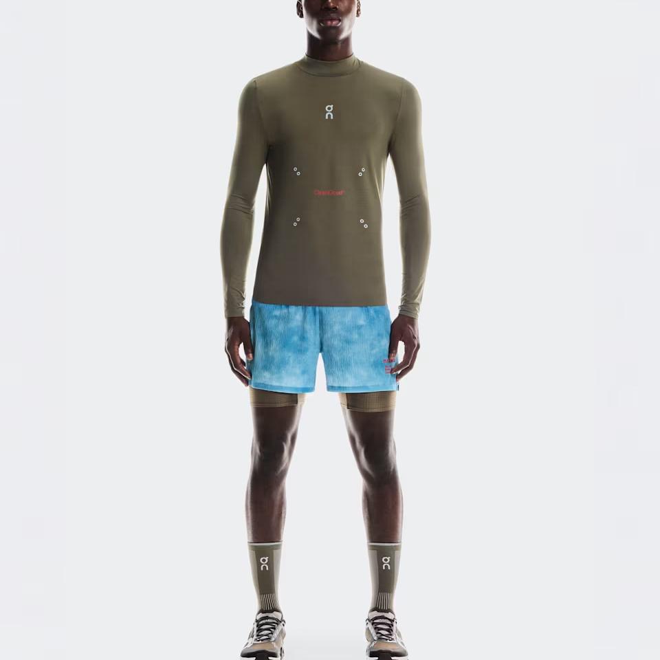 På X Pleasures X The Loop Collaborati SS25 Varumärkeslogotyp Fashi Andningsbar Långärmad T-shirt Herr Toppar Oliv 1MF10360153
