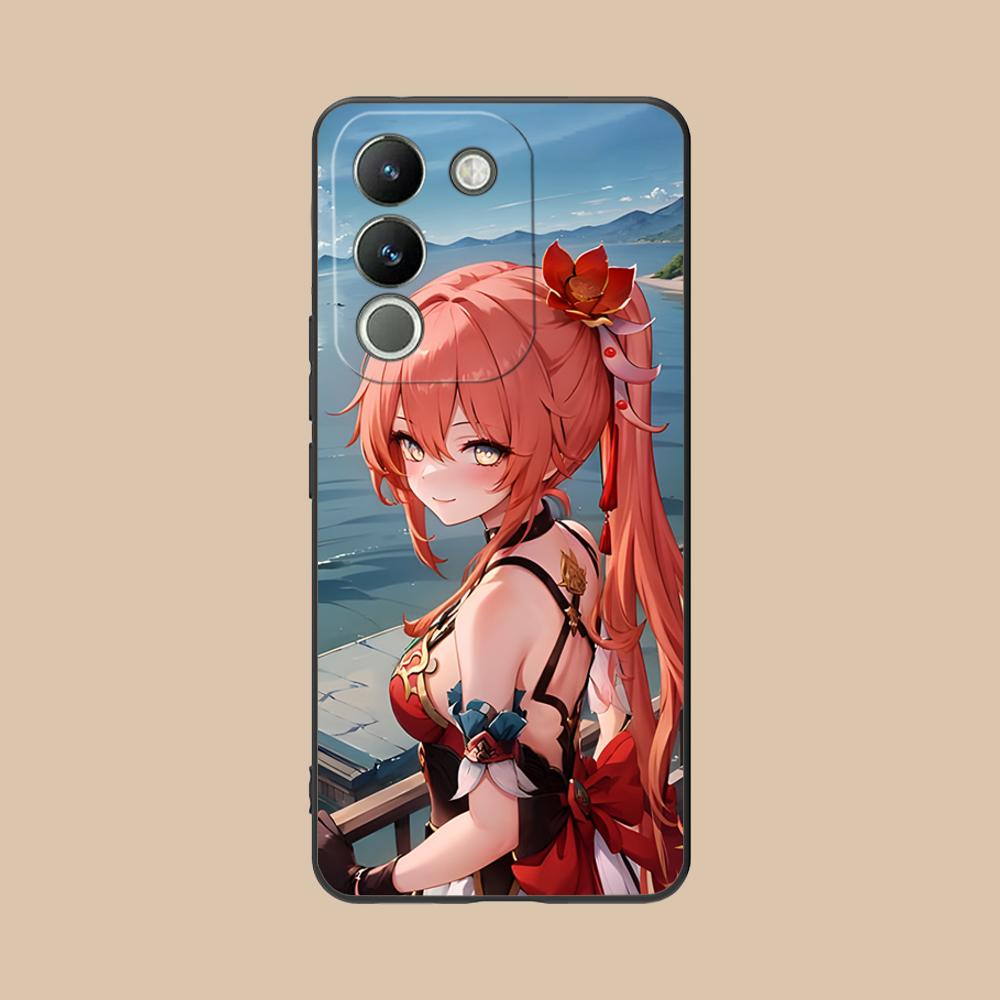 

HSR Guinaifen Matte TPU Mobile Phone Case for VIVO V60 V50 V40 V30 V29 V27 V25 V23 Pro Lite 5G Colorful Printing Cover vivo V23e