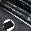 HAT1 Carbon Fiber Anti Scratch Scuff Pedal For VW Golf 4 5 6 7 R400 TCR MK2 MK4 MK5 MK6 MK7 Car Door Sill Protector Stickers