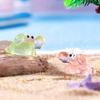 50Pcs Luminous Mini Crab Figurines Resin Freestanding Ocean Animal Decor Diy Dollhouse & Aquarium Landscape For Home Decor