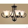 Bell Shape Vintage Frosted & Clear Glass Lamp Shade