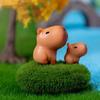 10pcs/Set Capybara Simulation Animals Model Mini Kapibare Action Figures Figurine Home Decoration Kids Gift Poseable Articulated Scale Detailed