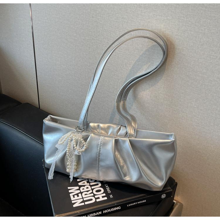 Today's popular niche shoulder bag women's spring new underarm high-end textured bag women