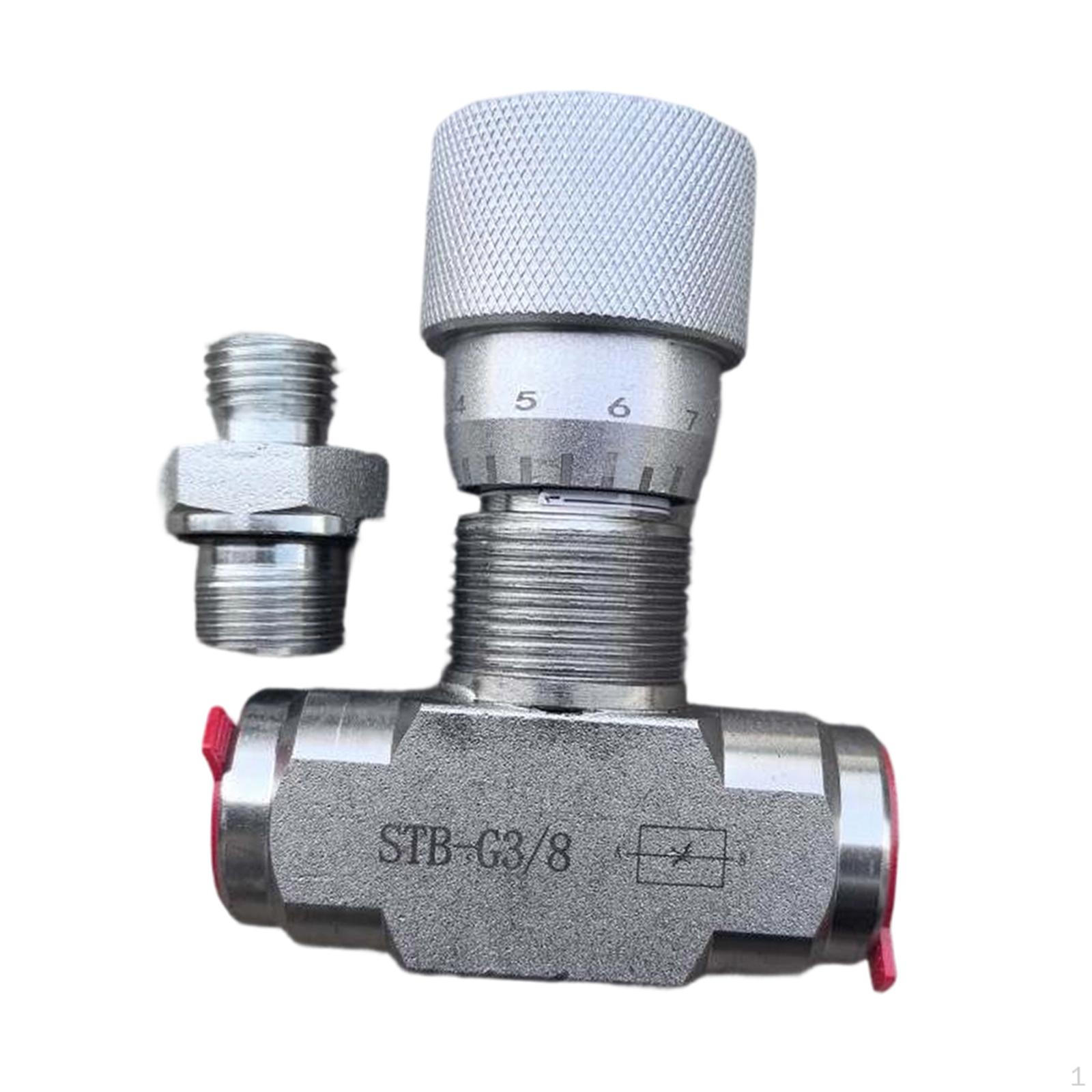 

-g3/8 Hydraulic Control Valve Spare Part Professional 3/8 L08 Sturdy Restrictor for Mini