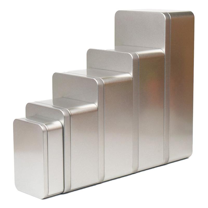 Mini Tinplate Soap Box Hairpin Metal Rectangular Iron Small Square Storage Jewelry Nail Beauty Candy Coin Pill Cases