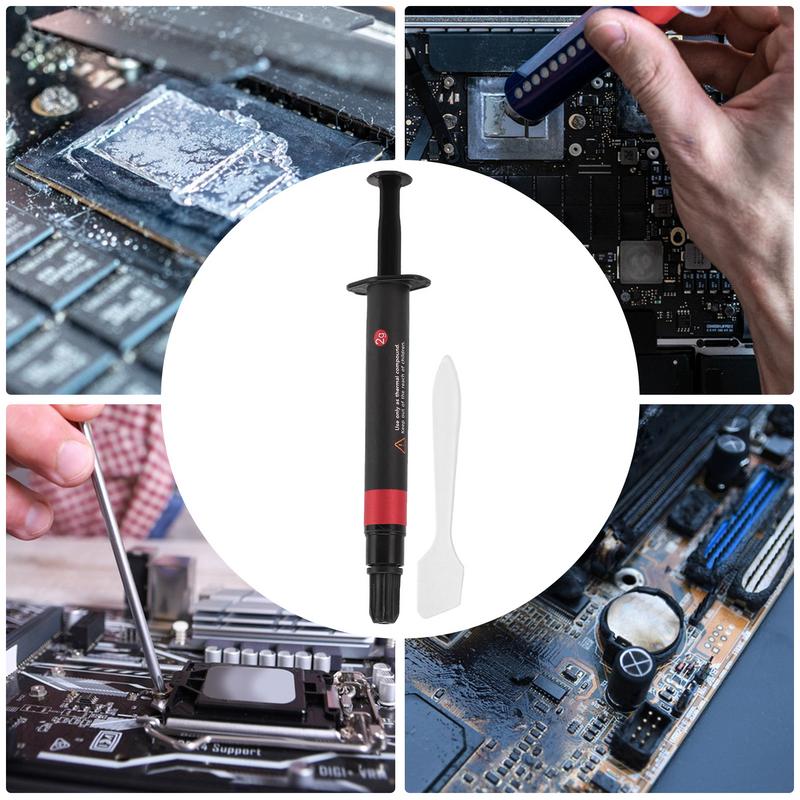 PC-Wärmeleitpaste Wärmeleitpaste zur Kühlung aller Prozessoren Wärmeleitpastenreiniger Leitfähigkeit Thermosilikon Sicher