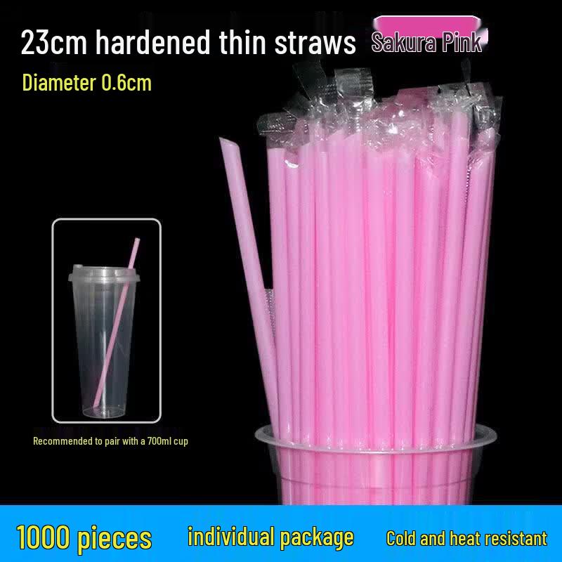 OEING Individually Wrapped Disposable Beverage Straws