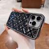 Diamond-inlaid Love Gradient Powder Suitable for Apple 16promax Mobile Phone Case New IPhone 15 Luxury Women 14