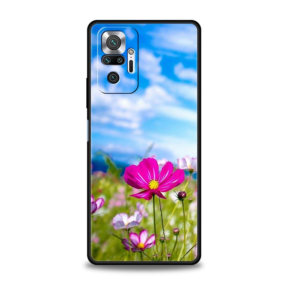 Summer Colorful Flower Phone Case For Xiaomi Redmi Note 15 14 13 12 5G 11 10 Pro Plus 4G 9S 14C 13C 12C 10C Soft TPU Cover