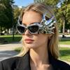 Monsters Hands Sunglasses Novelty Futuristic Sunglasses Lightweight Funny Hands Glasses with UV400 Mirror Lenses Gift for Men Women