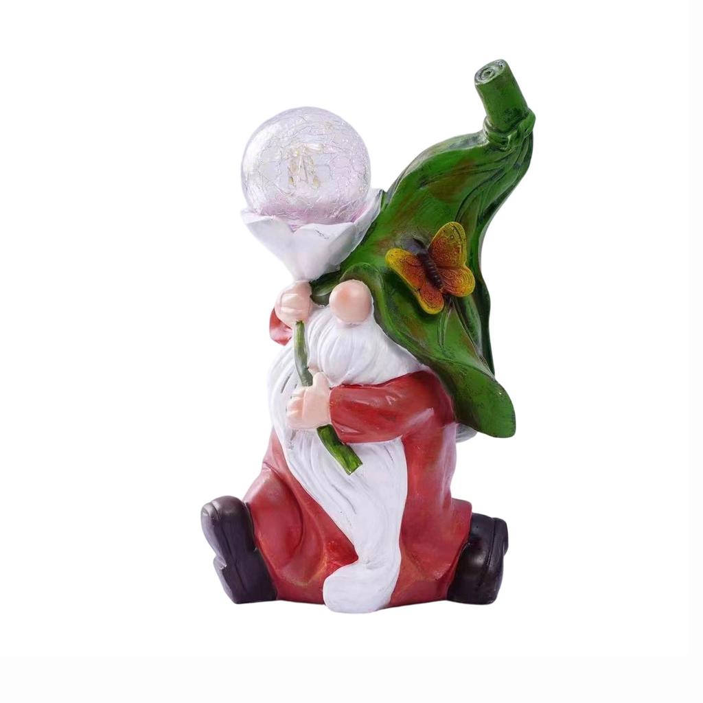 Solar Outdoor Garden Statue Light Decorative Torch for Yard Patio Walkway