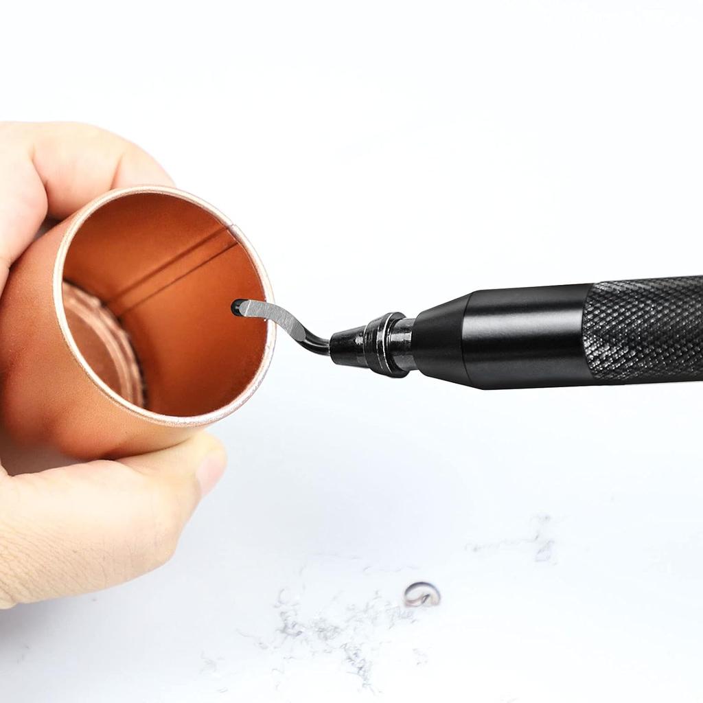20 pz BS1010 Lama raschietto per coltello da rifilatura per sbavatori manuali Lama di ricambio per raschiare plastica PVC Ferro