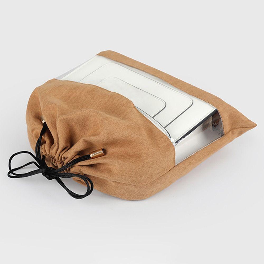 Visualisierungsfenster Handtasche Staubdichte Tasche Große Kapazität Ledertasche Aufbewahrungstasche