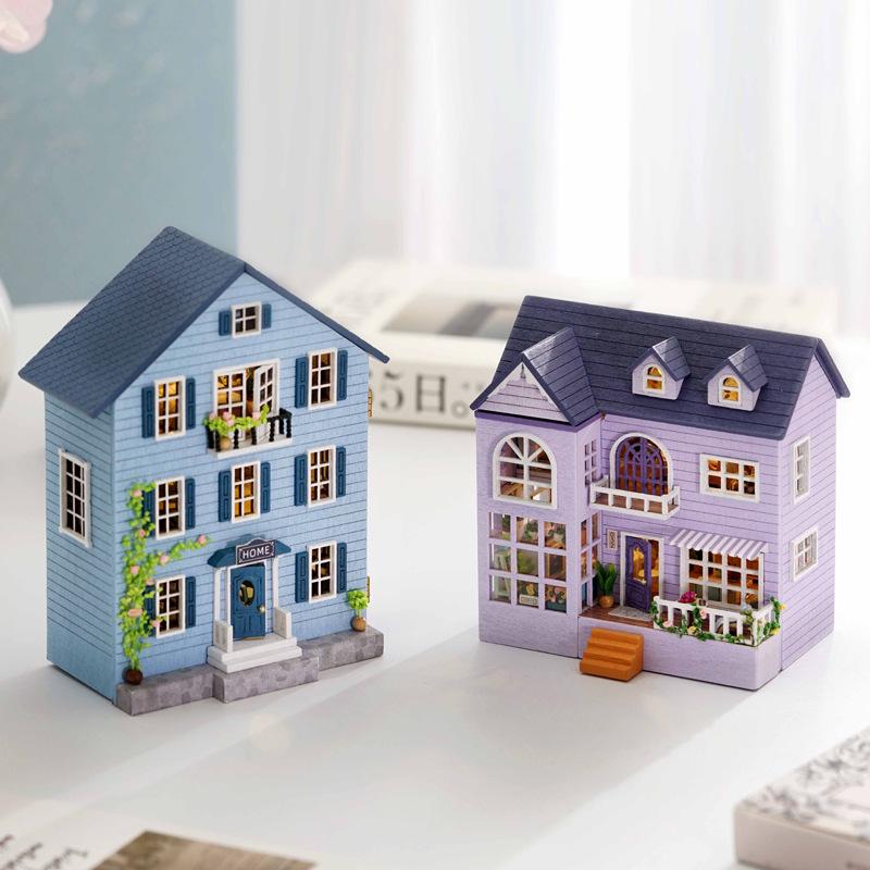 Zhi Qu Wu DIY Miniature Happy Manor Wooden Model Toy for Kids