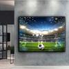 Gör-det-själv 5D-diamantmålning Eld och vatten Fotboll Korsstygnskit Full Drill Broderi Mosaikkonst Bild av Rhinestones Present
