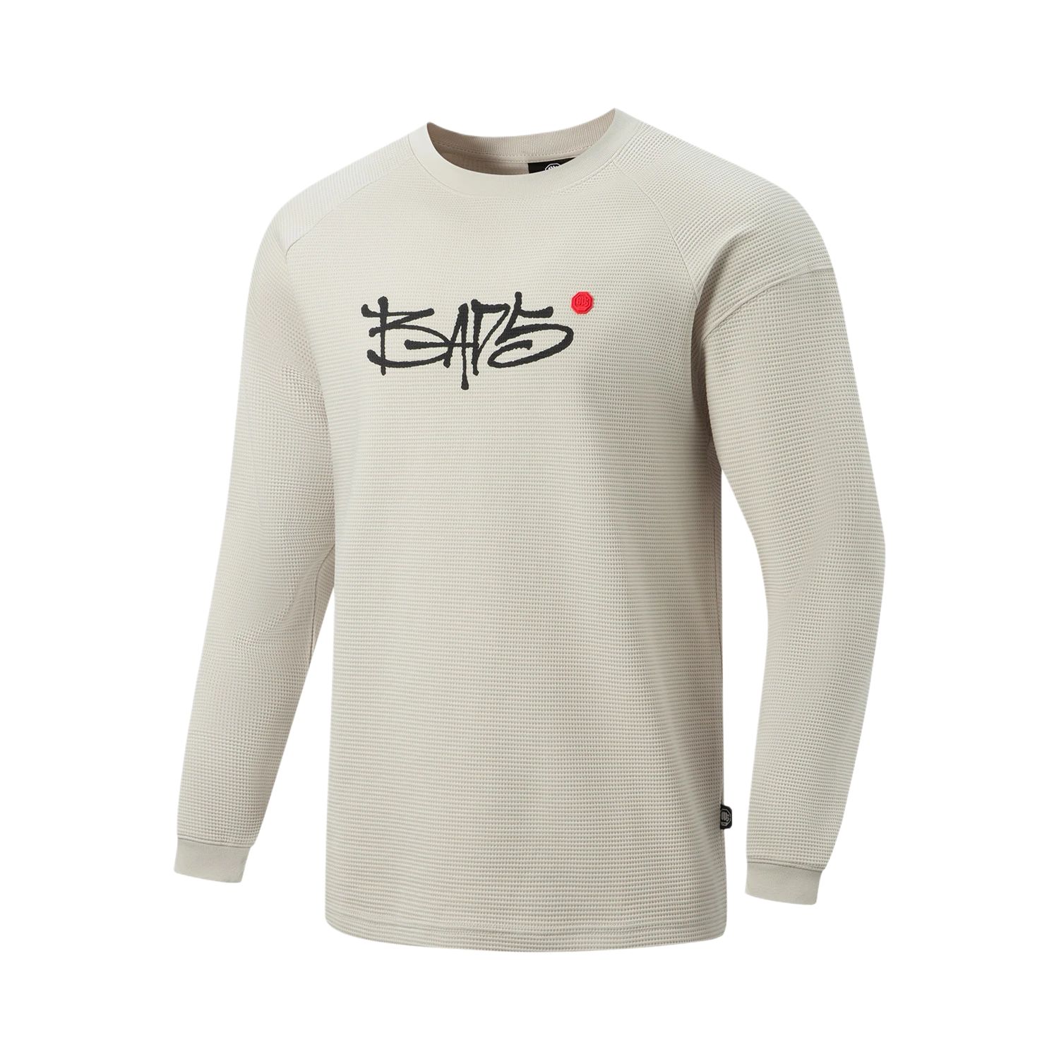 

Li Ning Badfive Letter Soft Round Neck Simple Versatile Long Sleeve T-Shirt Men tops ATLW055-4 XL