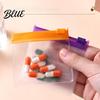 Small Zipper Storage Bag Slide Lock Medicine Bags Compact Travel Pill Pouch Set Accessory Reusable EVA Waterproof Bag for Items Organization
