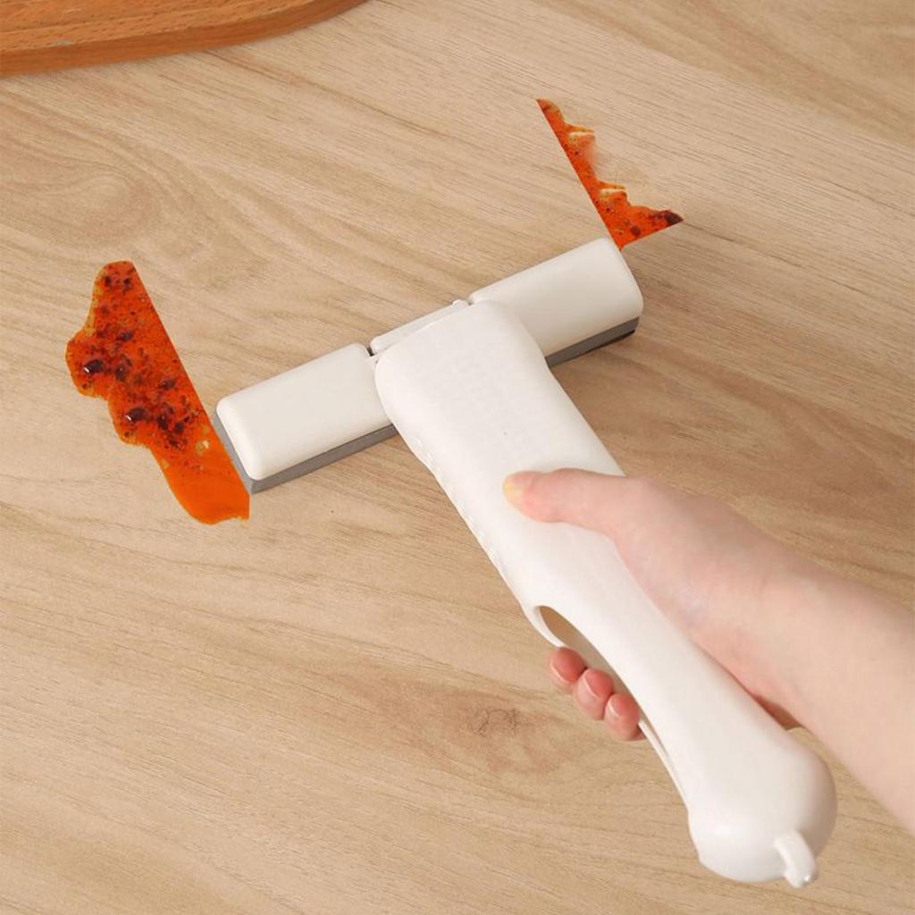 Portable Mop Bathroom Mop Self-Squeeze Scrubber Absorbent Quick-Drying Duster Cleaning Floor Cleaner For Household Apartment
