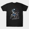 Herren Schwarzes T-Shirt mit Aufdruck Cristiano Ronaldo Signatur Moment No-Cut Transferpapier Druck Baumwoll-T-Shirt
