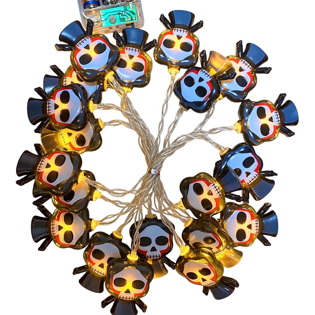 Halloween String Lights with LED Pumpkin and Lights for Outdoor Holiday Decoration