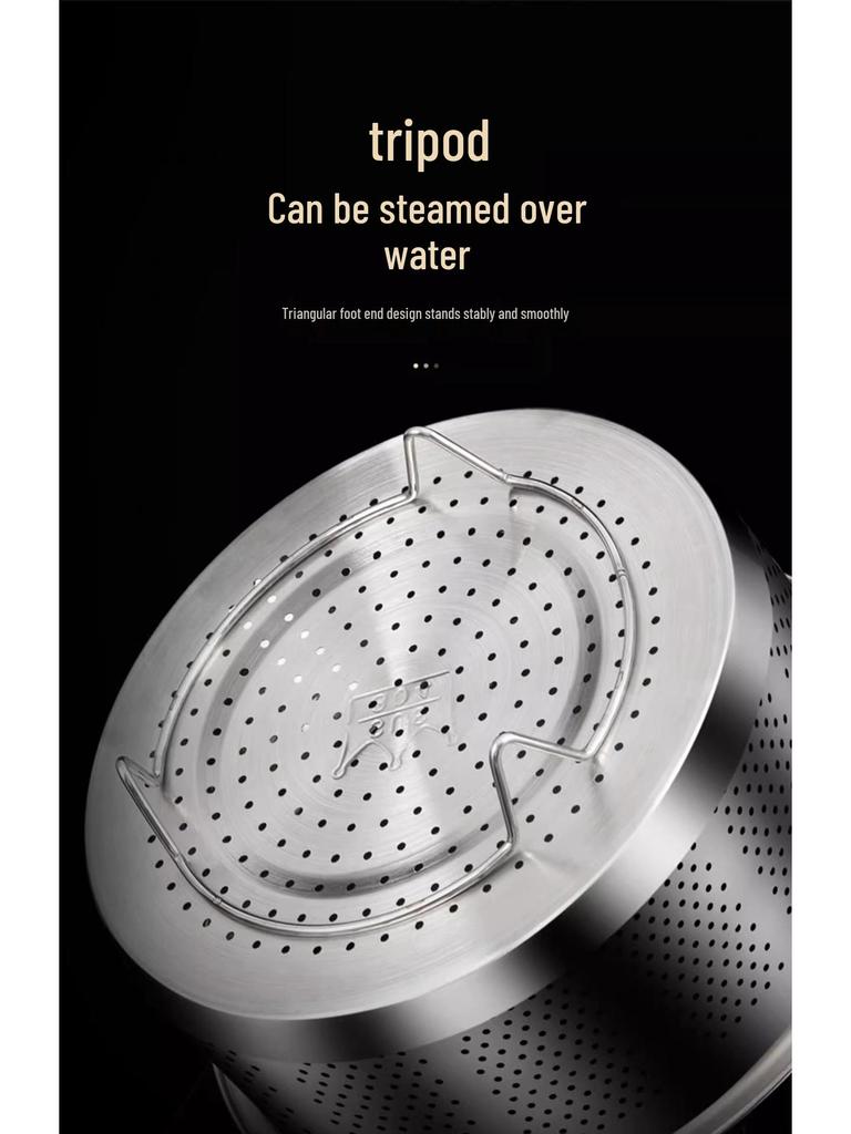 304 Stainless Steel Rice Water Separation Rack for Electric Rice Cooker Steamer Basket