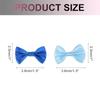 Uxcell 50 Pieces Blue and Light Blue Bowtie 1.5" X 1" Mini Ribbon Craft Bow Knot DIY Sewing Scrapbooking Wedding Gifts Present Perfect for Home
