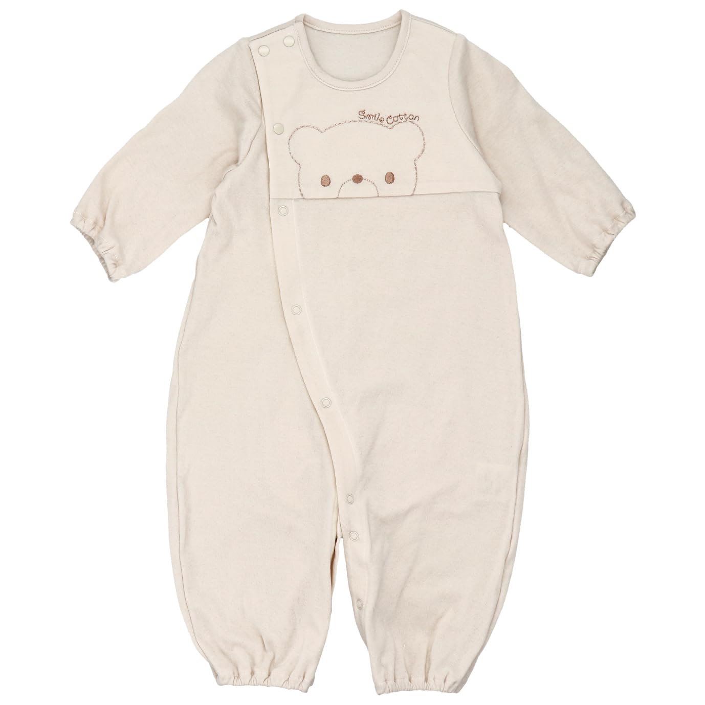 

Baby Castle Sizes Natural Made in Japan Two-Way All, 50-70, Bear, Beige, бежевый