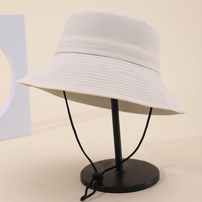 

Bucket Hat Spring Summer Hats For Men Women Outdoor Sunshade Fisherman Hat Simple Casual Sunscreen Solid Color Sun Hat 56-58cm