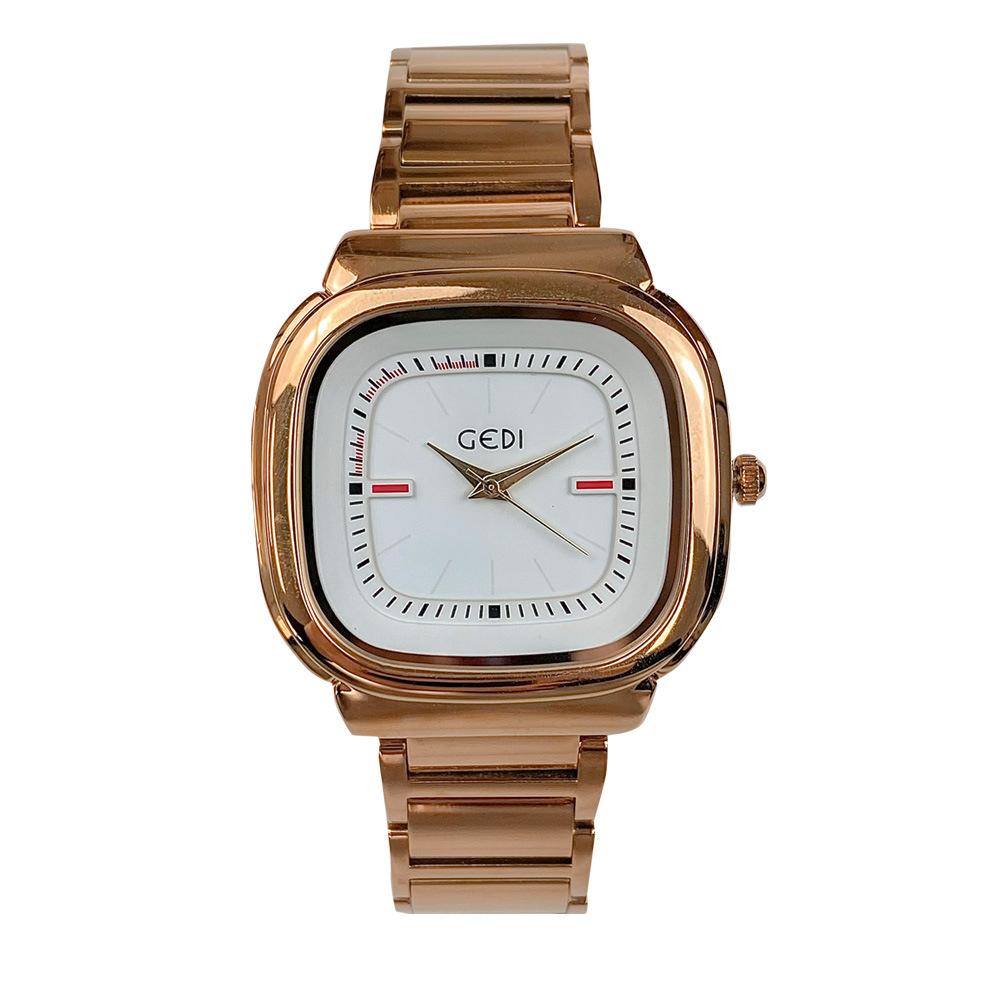 New Fashion Trend Light Luxury Niche Women's Retro Design Gold Watch for Women