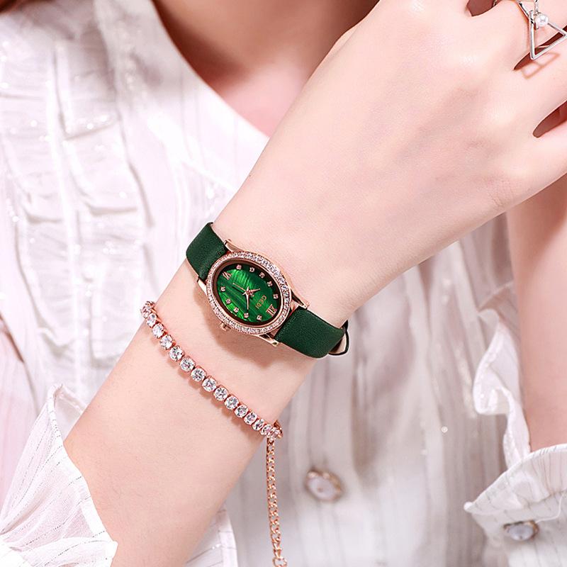 Belt Women'S Watch Fashion Temperament Diamond Watch Small Dial Quartz Waterproof Women'S Watch