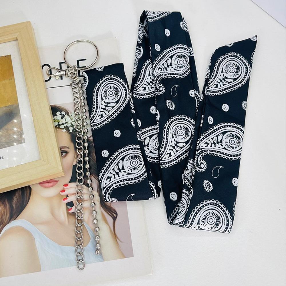 With Chain Pants Belt 200*5cm Bags Ribbons Fashion Neckerchief Travel