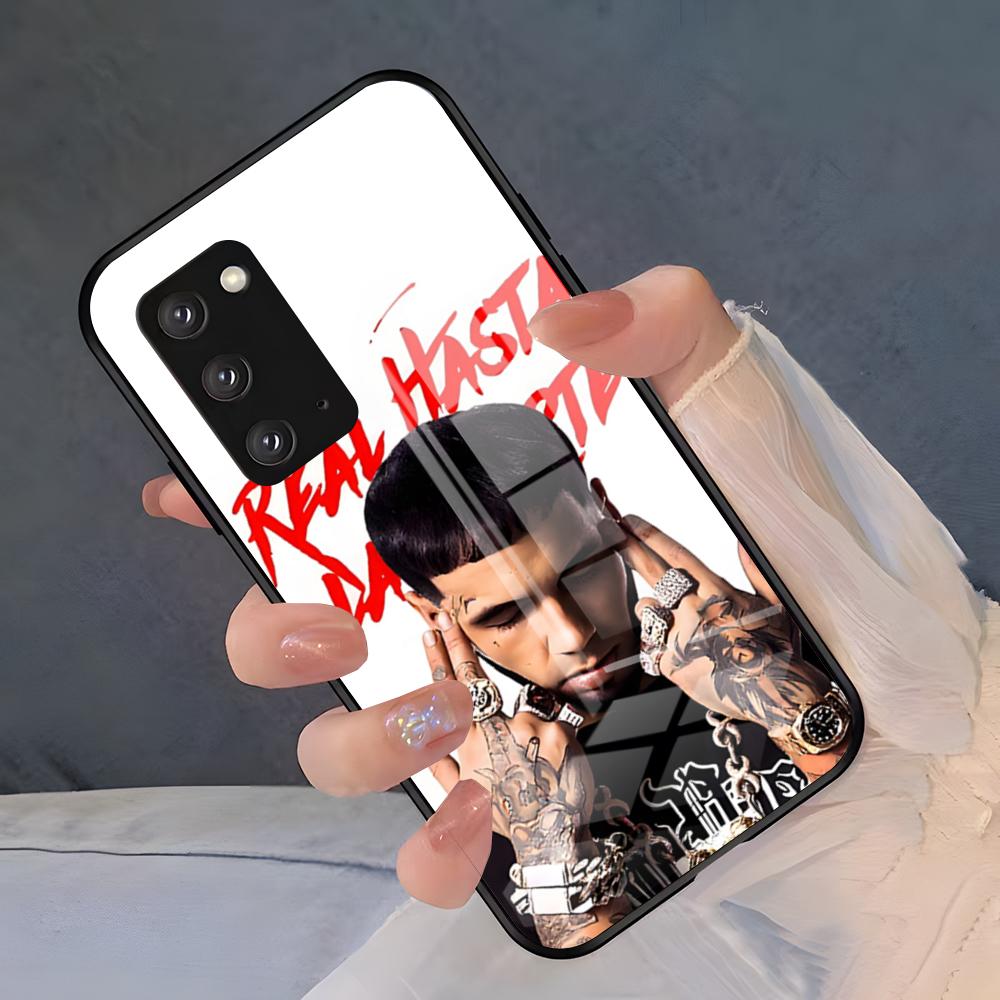 Rapper A-Anuel AA Handyhülle Für Samsung S26 S25 Plus S20 S20 Plus S22 Ultra S23 FE S21 Plus S21 Ultra Glasabdeckung