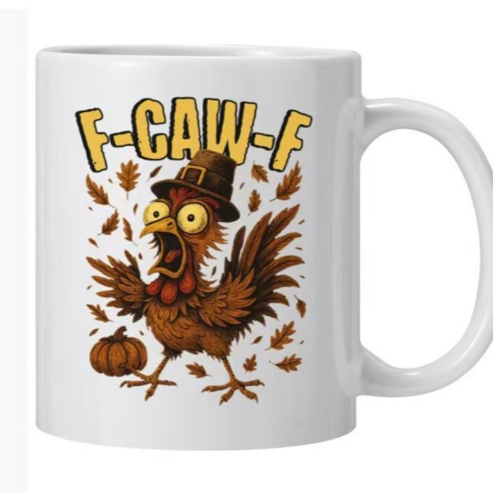 Rooster ceramic coffee mug, tea cup New coffee cup Creative mug