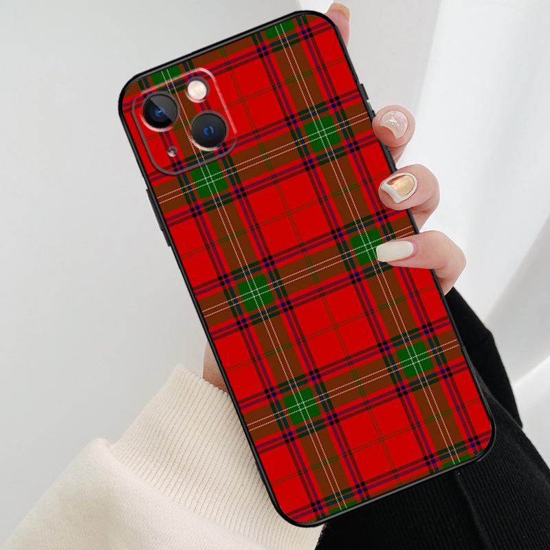 Clan Stewart Tartan Muster Handyhülle Für iPhone 17 Pro Max 15 14 13 11 12 16 Pro Max mini 15 16 Plus 16e 17 Air Cover