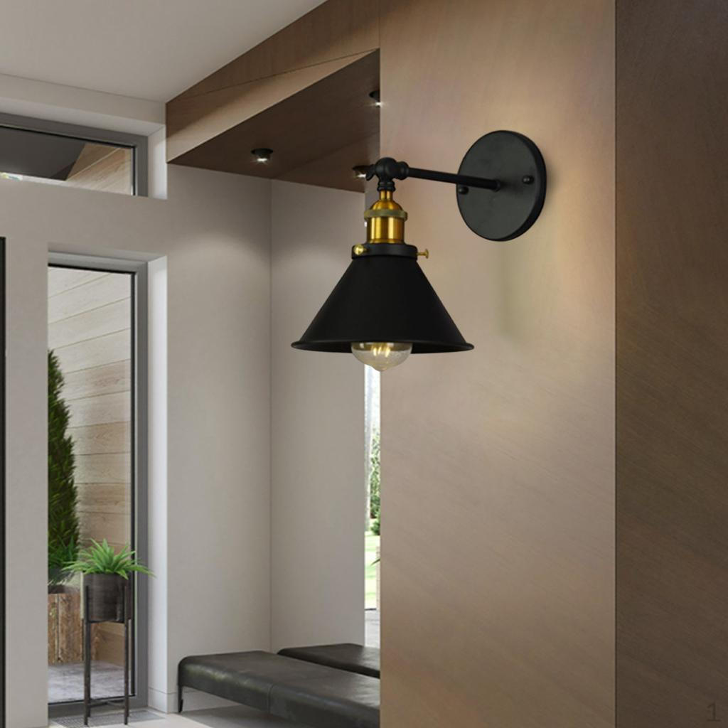 E27 1 Light Lampshade Decorate Industrial Iron Sconce Lights Creative Style for Lighting Restaurant