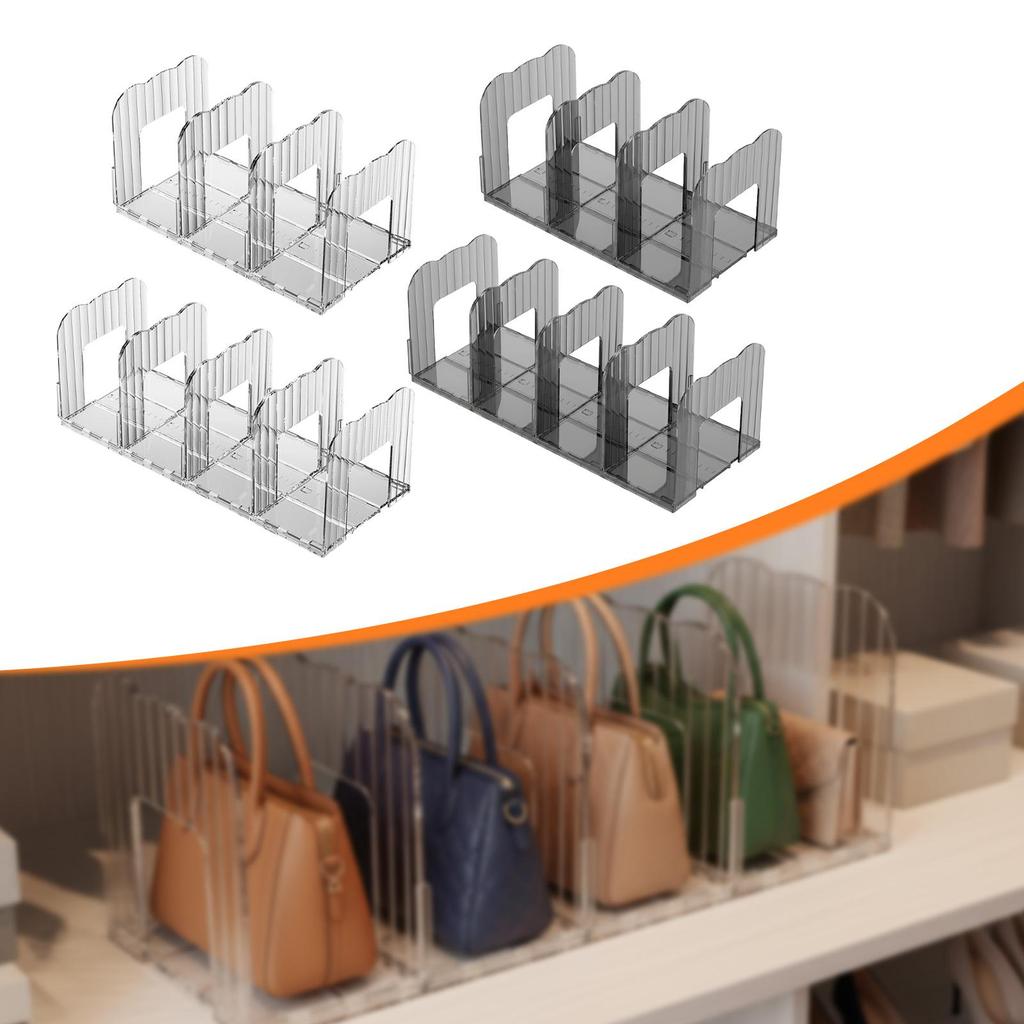 Oszczędzający miejsce organizer do torebki Regulowany pojemnik do przechowywania przegródek Przegroda do szafy do organizacji szafy i torebki