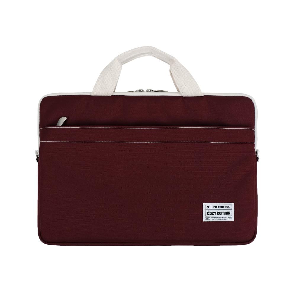 Cozycomma Customizable Laptop Pouch Burgundy (3 Sizes)