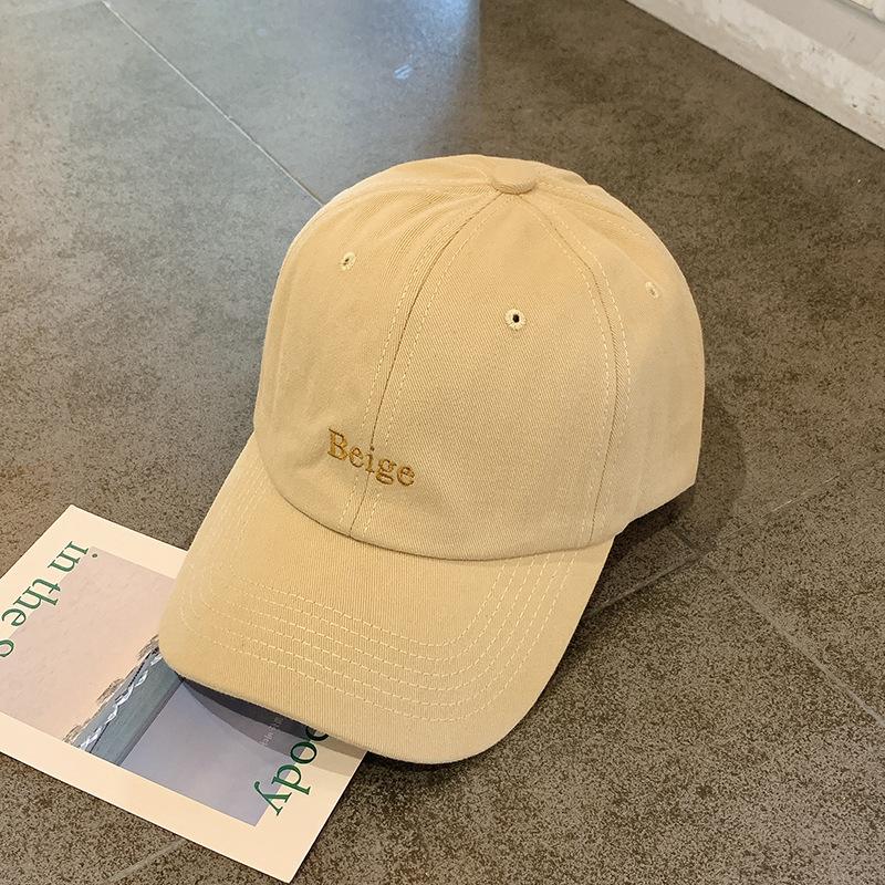 Hat Baseball hat Women's summer big head circumference thin trendy versatile niche trendy brand showing face small cap