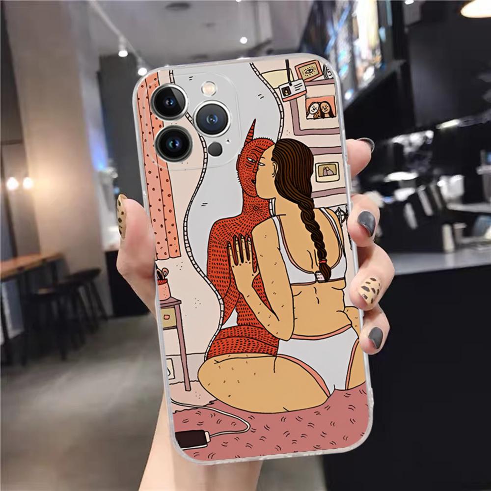 Polly Nor print Phone Case For iPhone 15 14 11 12 13 Mini Pro XS Max Cover 6 7 8 Plus X XR SE 2020 Funda Shell