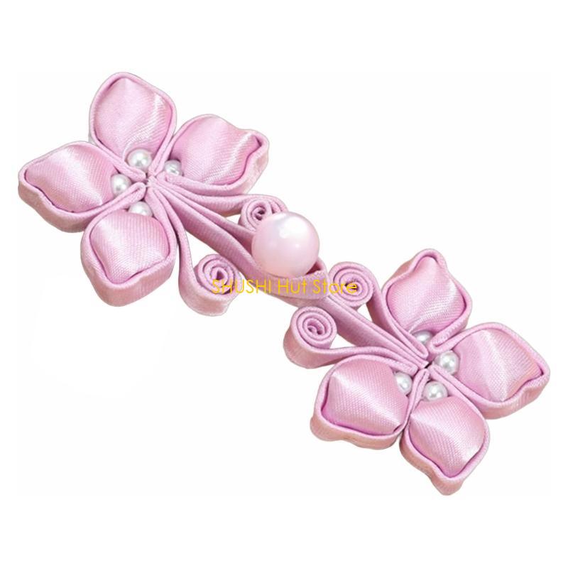 Cheongsam Buttons Cheongsam Cardigans Costume Outfit Sewing Chinese Closures Buttons Handmade Sewing Fasteners Closures D57B