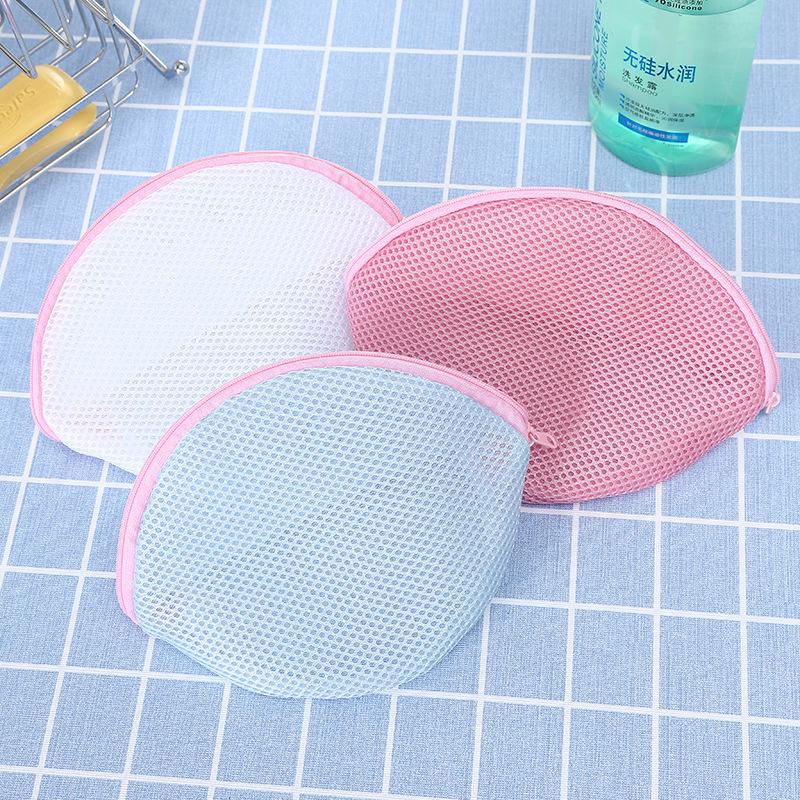 Underwear Wash Bag 15*16 Thickened Sandwich Hemisphere Laundry Bag Triangle Mesh Bra Bag