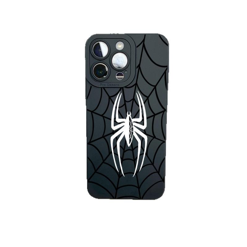 Black and White Spider for Apple 15 Mobile Phone Case Iphone12promax Case 14/13/11/XSMAX Pupil Eye 16