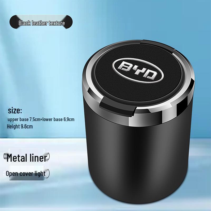 LED Car Ashtray for BYD Models: Seal 06, Seagull, Song Qin L, Tang Dolphin, Han Yuan