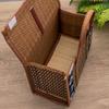 Rectangular Hand-Woven Basket Bamboo Handheld Woven Basket Retro Bamboo Picnic Basket  Photo Prop