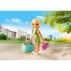 Playmobil - city life - playmobil friends - femme avec chihuahua - transportable partout