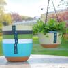 Hanging Chain Self-Watering Hanging Planters With Drainage Hole Baskets Plant Pot  Flower