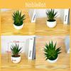 Gladiolus Fake Succulent Plant Pot With Pvc Material For Home Decor And Office Display