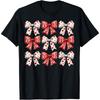 Retro Valentine's Day Heart Coquette Bow Women Boys Girls Girl Cotton Men T Shirt